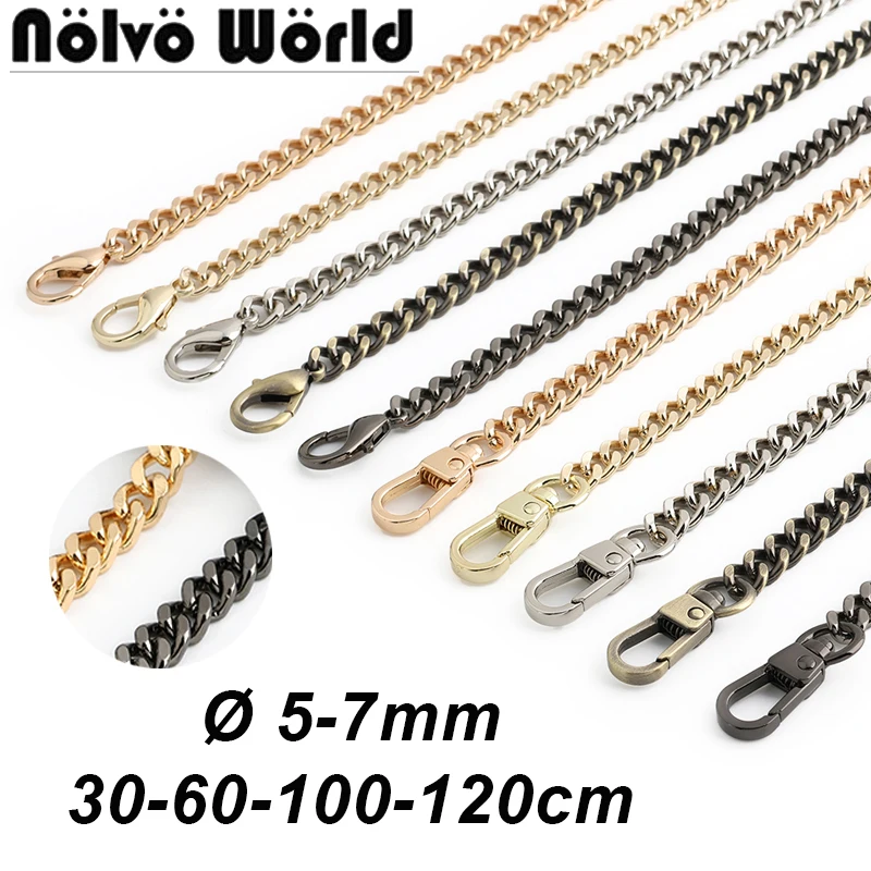 Gold Metal Thin Chain Strap for Women's Handbags - Versatile Crossbody Shoulder Bag Accessory