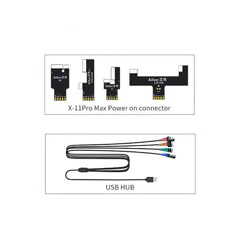 Фото Qianli iPower Pro Max для iPhone 14 13 12 6-11/11Pro/11Pro MAX ремонтный Тестовый Кабель, контроль постоянного тока, тест блока питания, линия загрузки №5