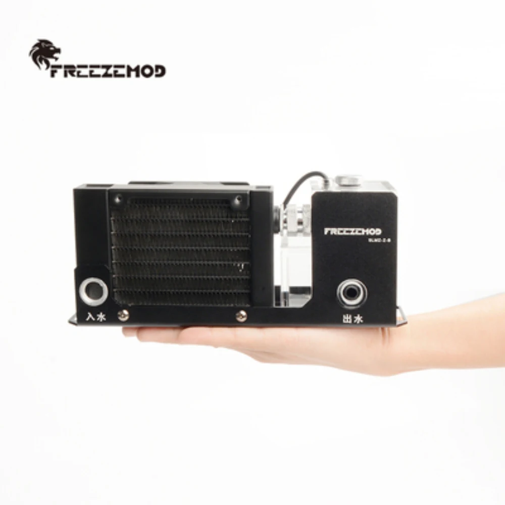 Zemod-módulo Integrado de Resfriamento de Água Radiador de Alumínio Módulo Aio 2000rpm Refrigeração de Água Desktop Slmz-z-b 80 mm - Imagem 5