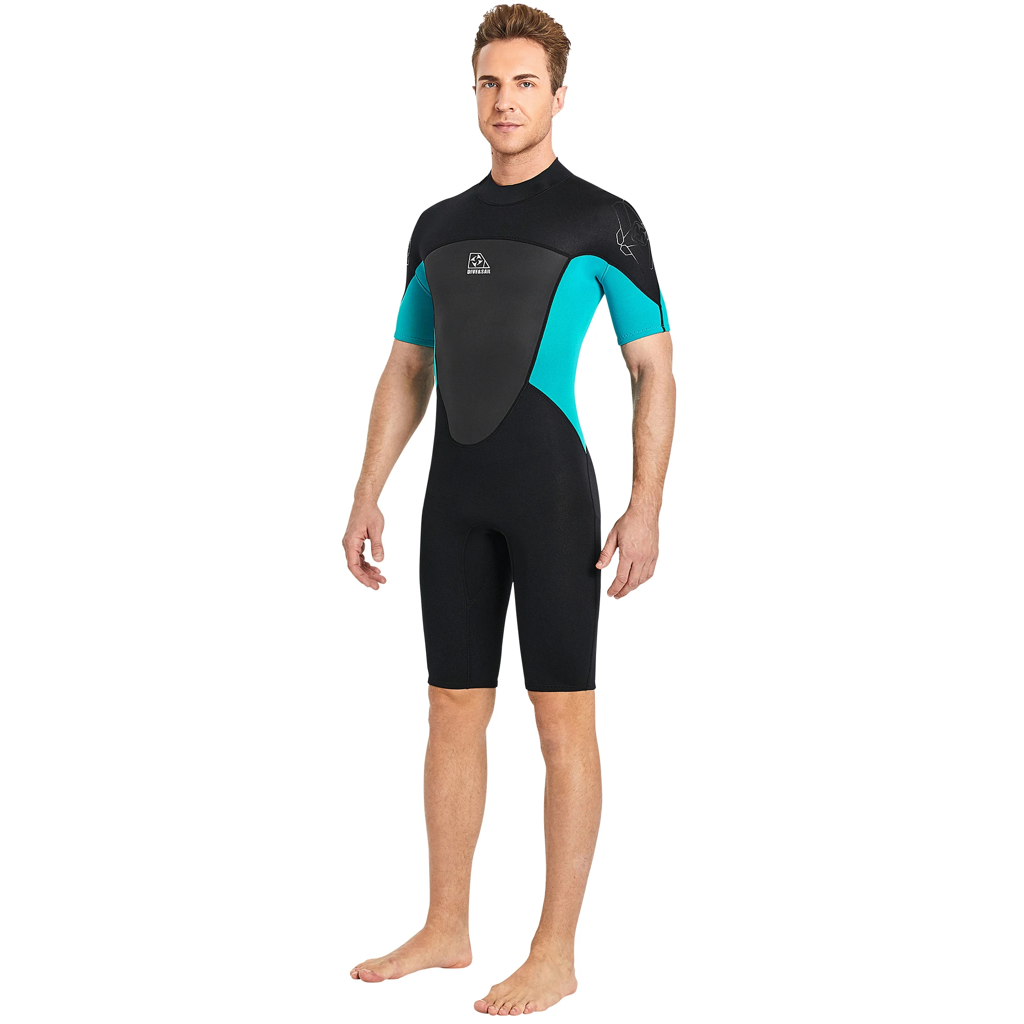 

Mens Neoprene Diving Wet Suits, Shorty/Short Sleeve Youth/Adult/Women 2mm or 3mm Full Body Thermal Swimsuit Scuba Surfing