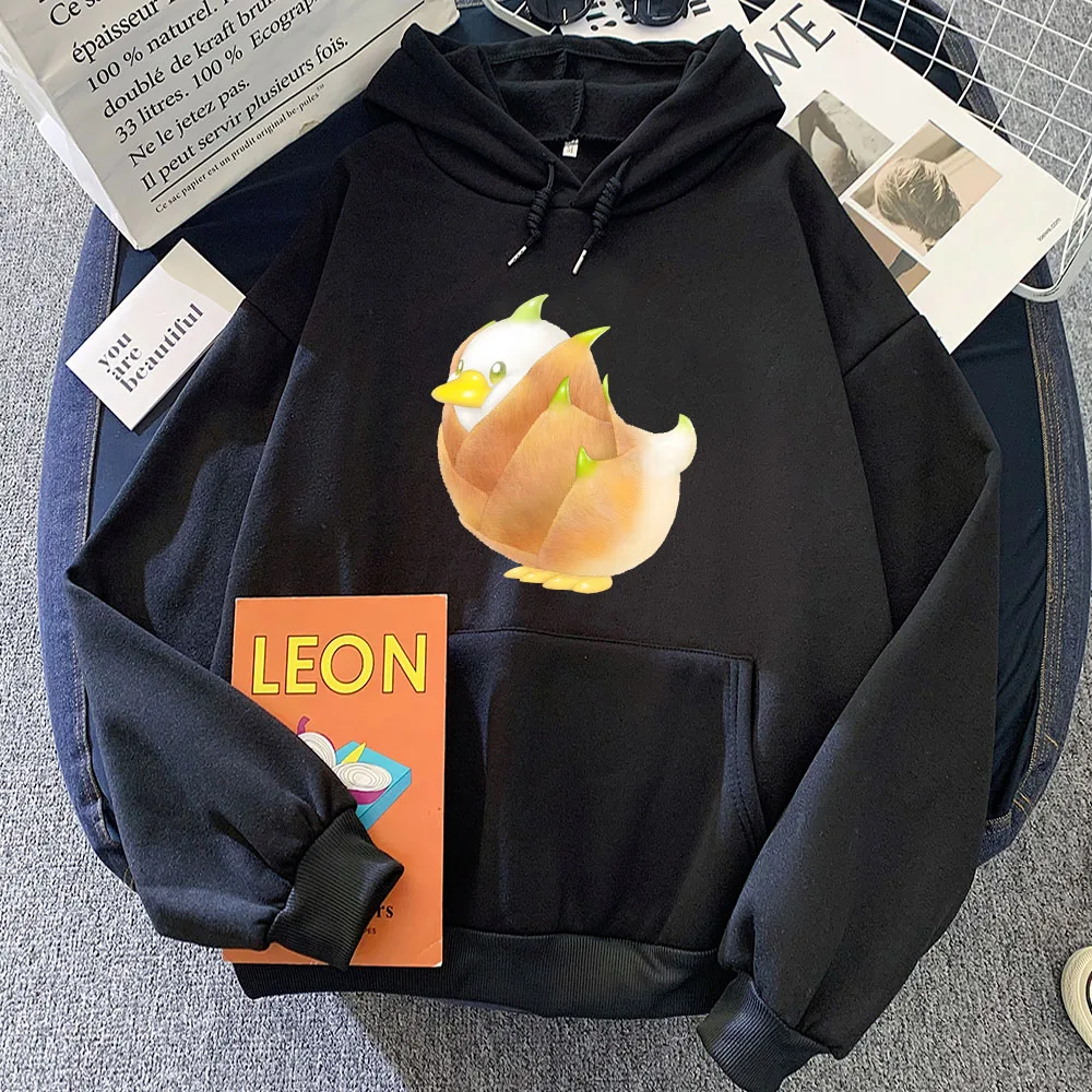 Vegetable Fairy Bamboo Shoots Winter Clothes Women Printed Y2K Tops Kawaii Long Sleeve Sweatshirts Fashion Comfortable Hoodies