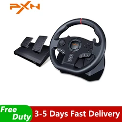 PXN V900 Gaming Steering Wheel PC Racing Wheel for PS3/PS4/PC Windows/Switch /Xbox One/Xbox Series X/S 270/900 Rotate with Pedal