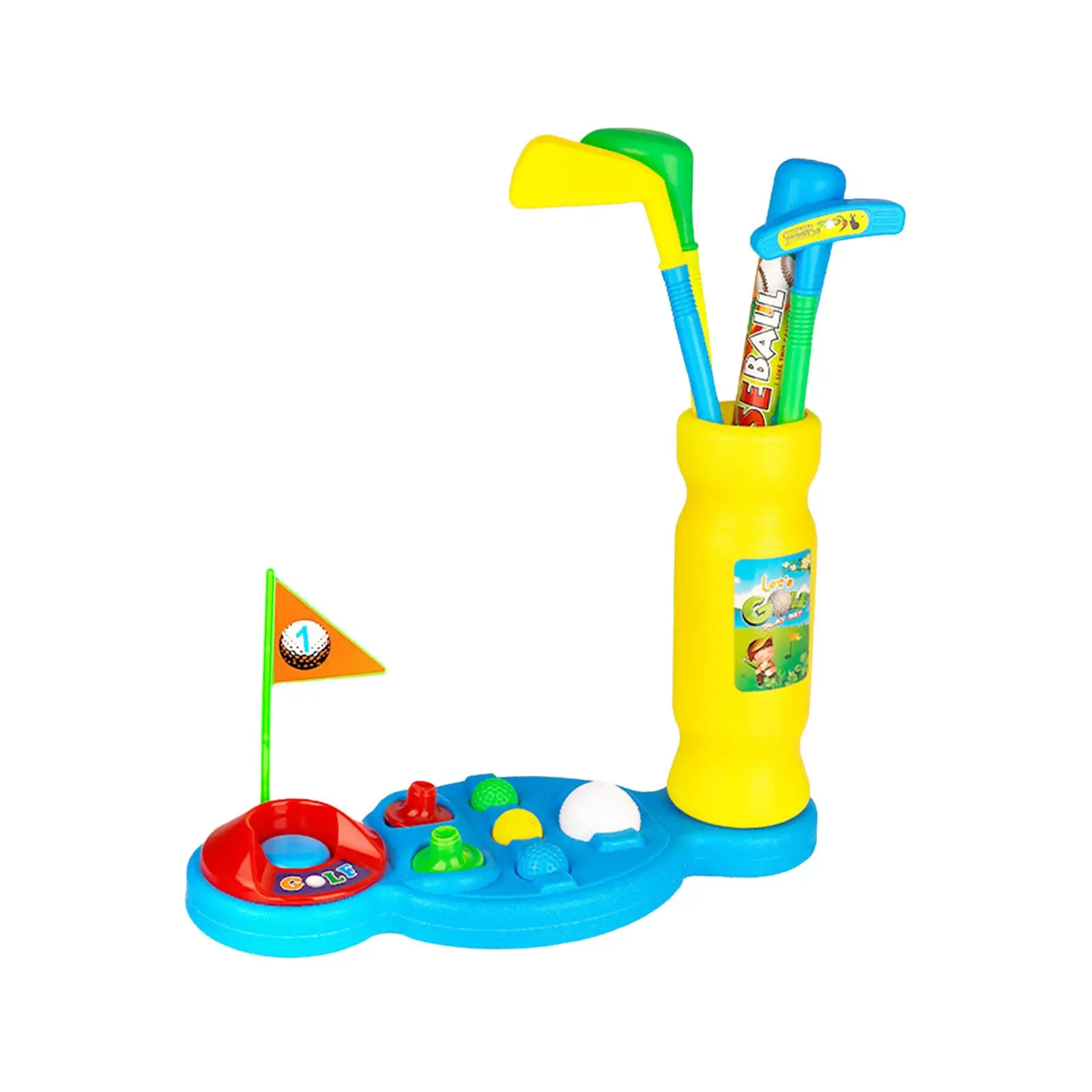 

Kids Golf Clubs Set Early Educational Toy Preschool Learning Toy Garden Game for Sports Toy Boys Girls Babies Holiday Gifts Kids