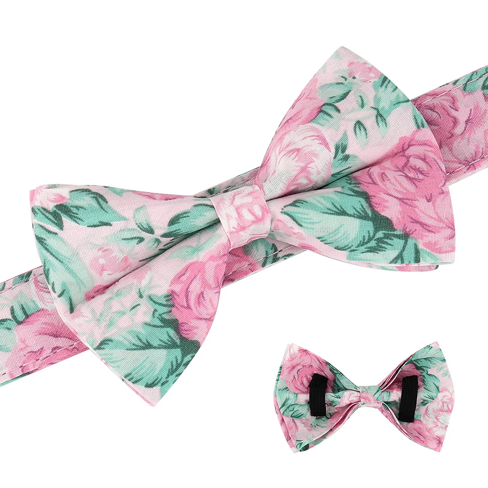 Cute Bowknot Adjustable Nylon Collar Dog Anti-lost - PeticaDeals