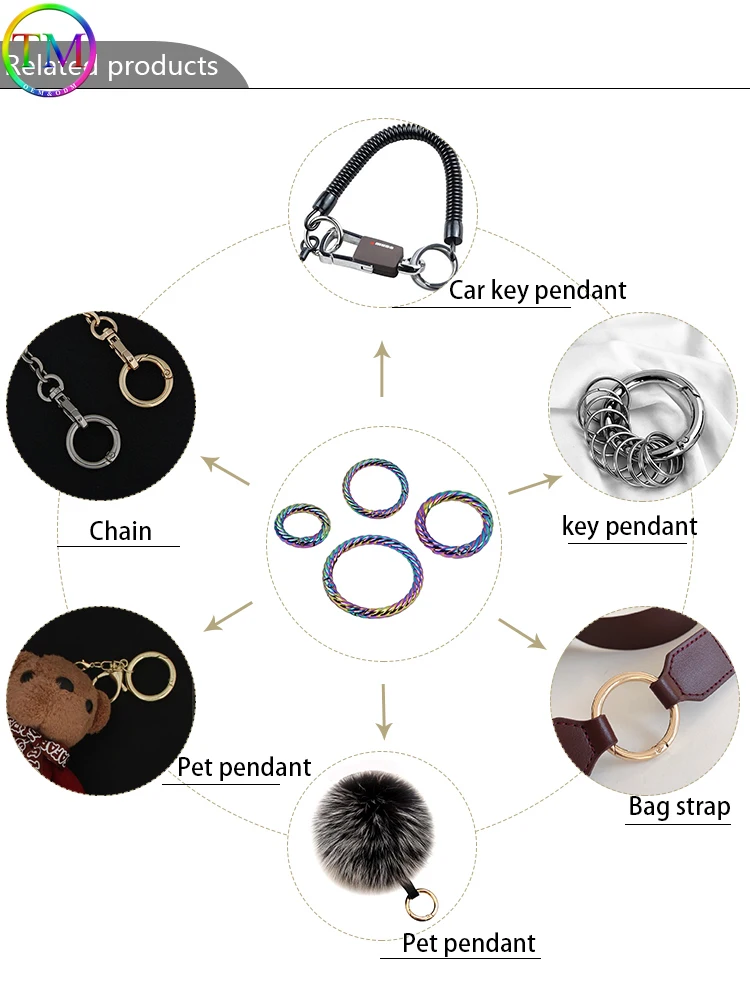 Metal Spring Ring O Ring Clasps Gold Lobster Clasps Clips Hooks For Diy Bags Shoulder Strap Belt Buckle Hardware Accessories