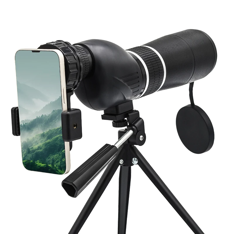 20-60X60 Spotting Scope Zoom Monocular Powerful Telescope Bak4 Prism Waterproof Anti-Fog For Camping Bird Watching Landscape 3