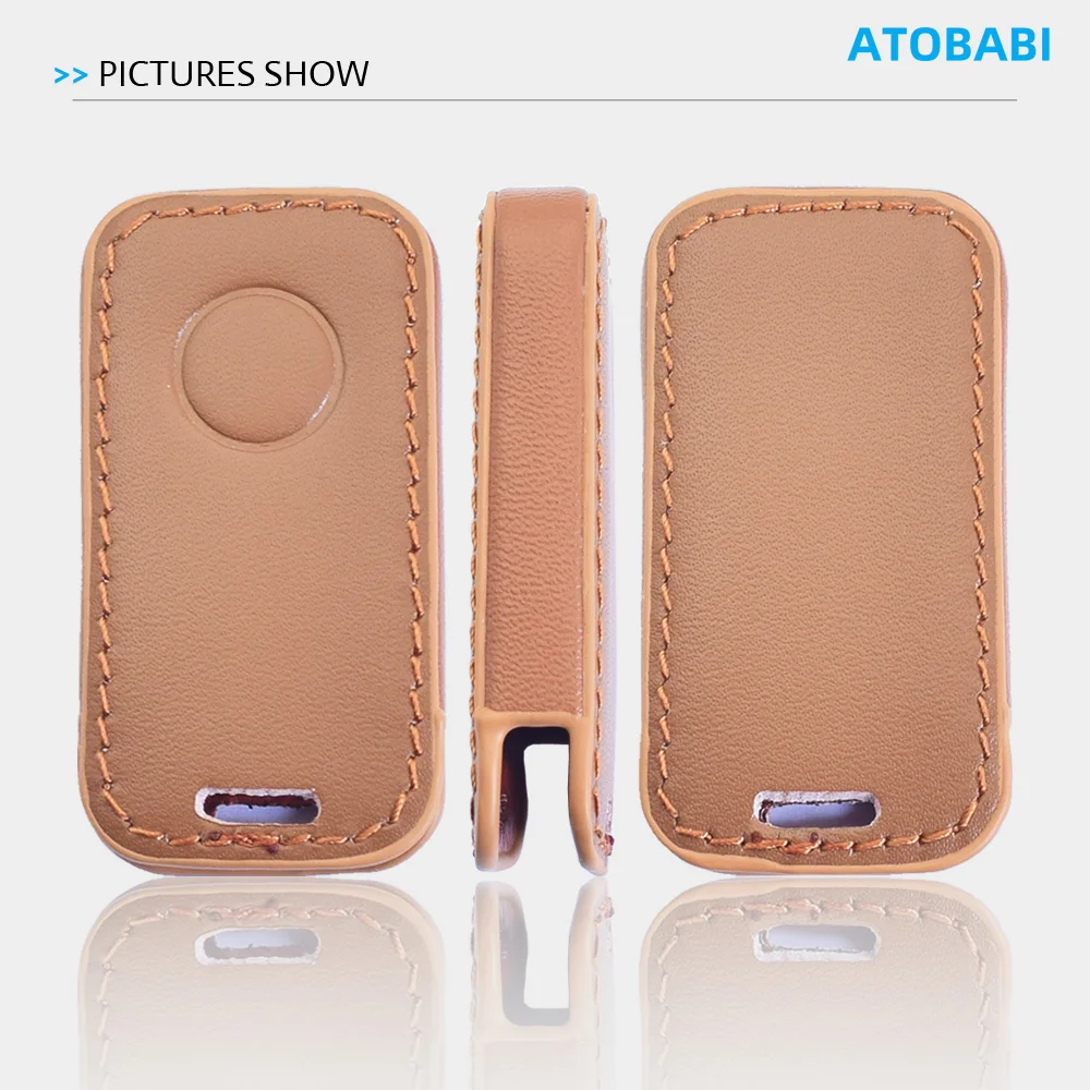 Car Key Shell Leather Car Key Cover Remote Fobs Shell Cases Skin For StarLine LCD M66 V66 V67 M96 X96 B96 B66 A96 A66 AS96 S96 S66 E96 BT E66