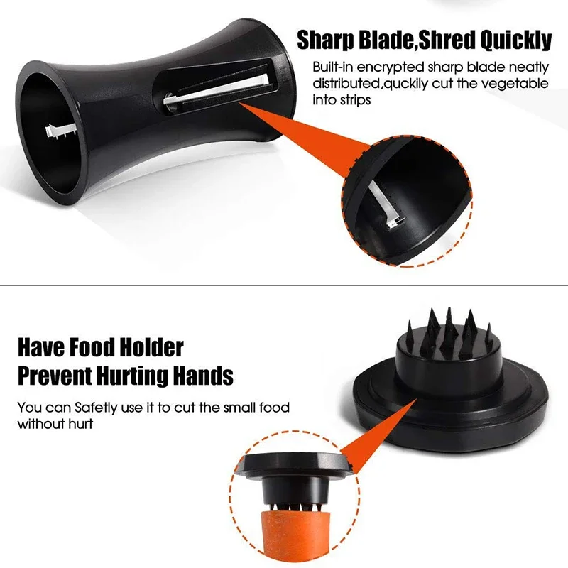 Multifunctional Vegetable Spiralizer Spiral Slicer Zucchini Pasta Noodle Cutter Spaghetti Maker Kitchen Gadgets