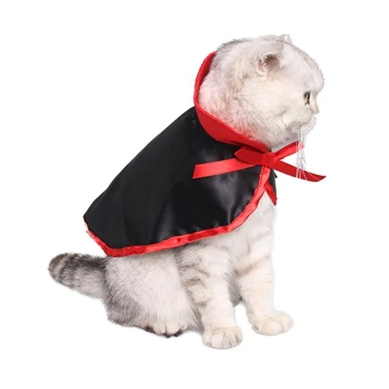 Halloween Cat Apparel Magic Cloak Halloween Funny Pet Costume Novelty Pet Party Cosplay Clothes Apparel Dog Cat Festive Supplies