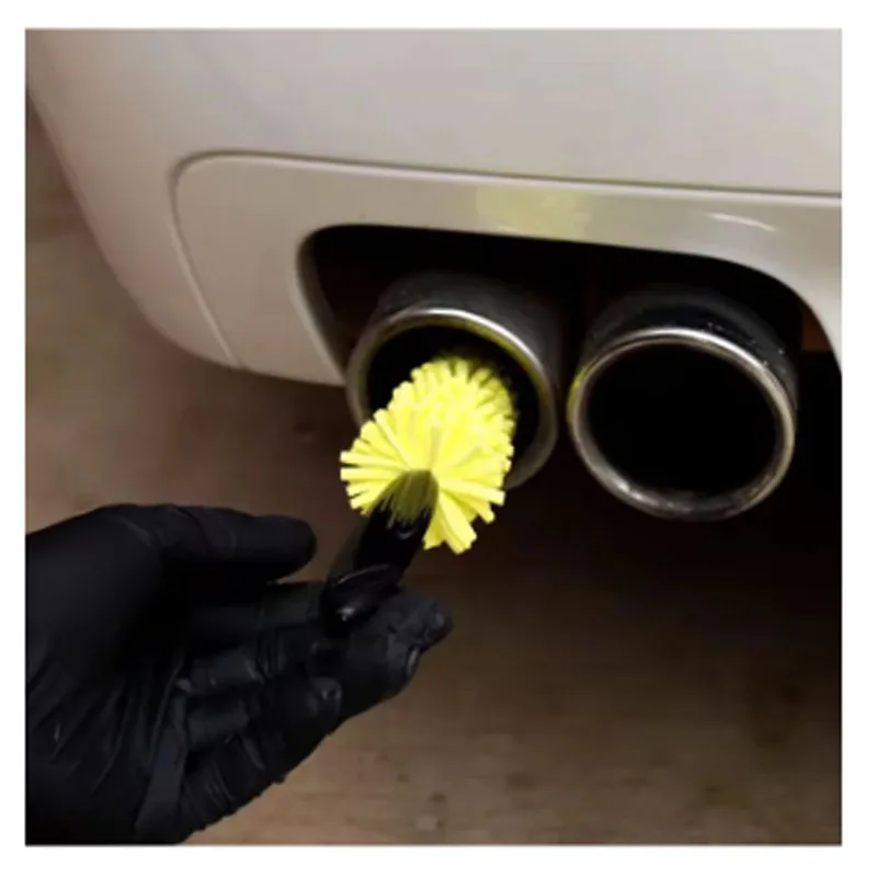 Sponge Tire Cleaning Brush Wheel Hub Brush Steel Bell Multi-purpose Car Cleaning