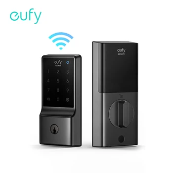 Eufy-보안 C210(E110) 스마트 잠금 5 인 1 키리스 엔트리 도어락, 내장 와이파이 데드볼트 스마트도어락, 브릿지 필요 없음