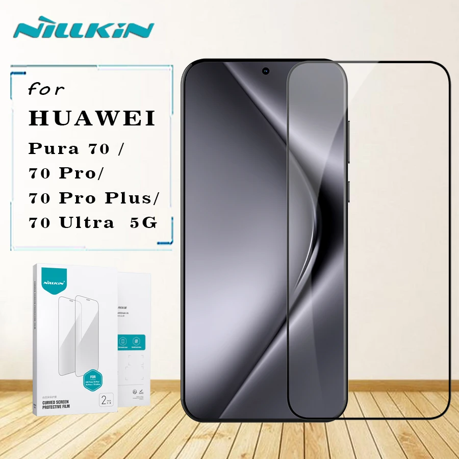 

Пленка для Huawei Pura 70 Pro Plus Ultra Nillkin 2 шт. ударопрочная изогнутая мягкая пленка Защита экрана для Pura 70