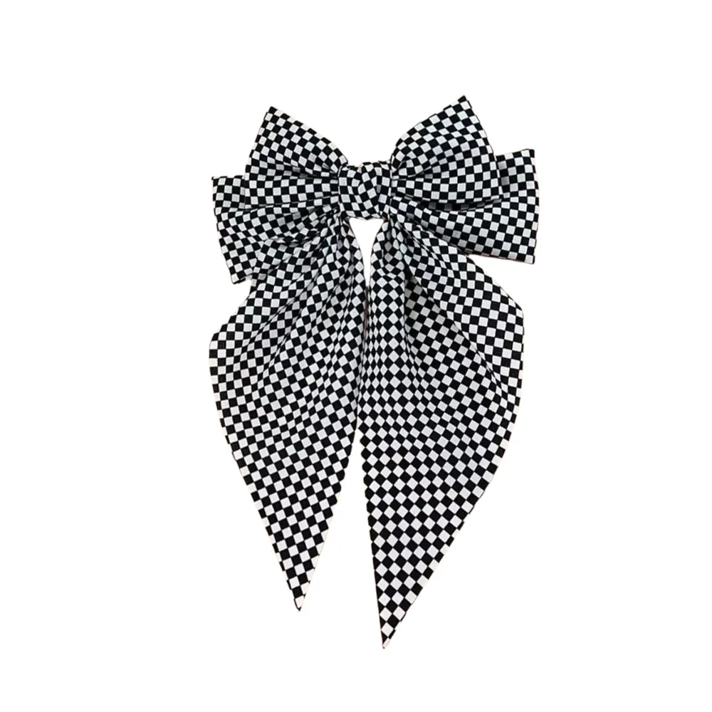 Plaid Bow Retro Fashion Hair Clip - Trendy & Versatile Hair Accessory