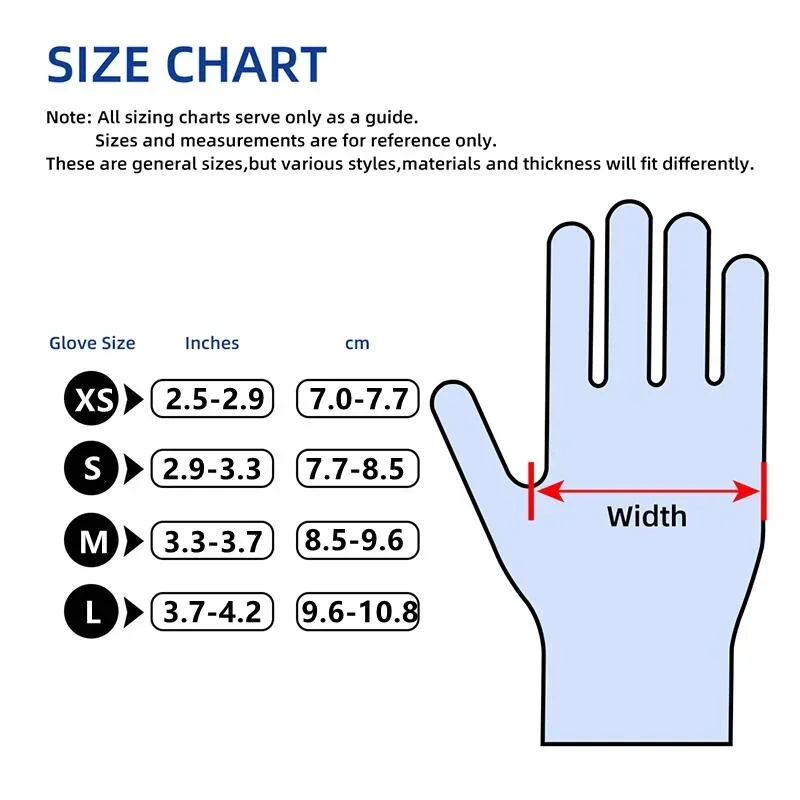 Industrial Safety Purple Nitrile Disposable Gloves - 5 Mil Thick, Multi-Purpose for Kitchen, Cleaning, Tattoo, and Mechanic Use (20/100 PCS)