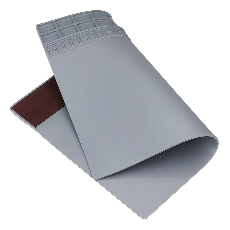 Soldering Work Mat Insulation Heat Insulation Repair Pad Silicon Welding Soldering Maintenance Platform 350*250mm