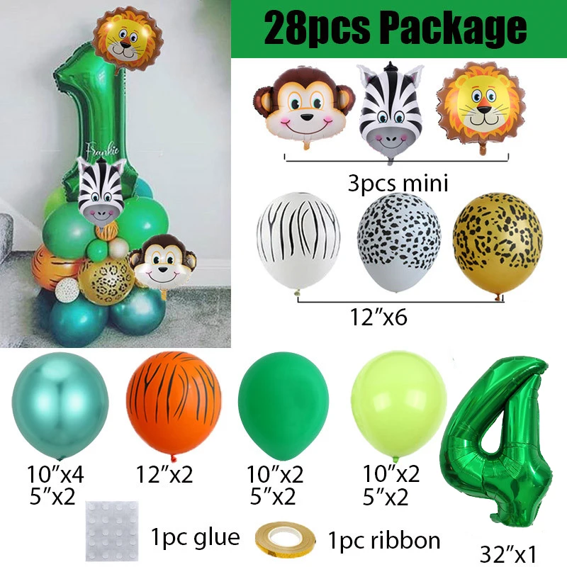 thumbnail image 1 of Juego de ramo de globos con temática de Inside Out, suministros para fiestas de cumpleaños 1.º y 2.º, globos de látex coloridos para niñas y niños, decoración para el hogar y exteriores, 1 of 5