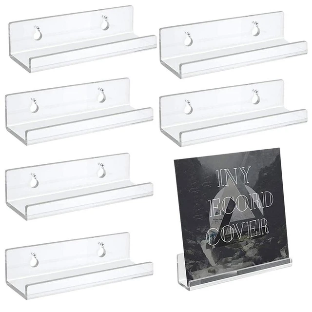 Acrylic Record Shelf 6PCS Invisible Clear Wall Mount Vinyl Holder Wall  Album Record Holder Display Your Daily For Home Decor - AliExpress