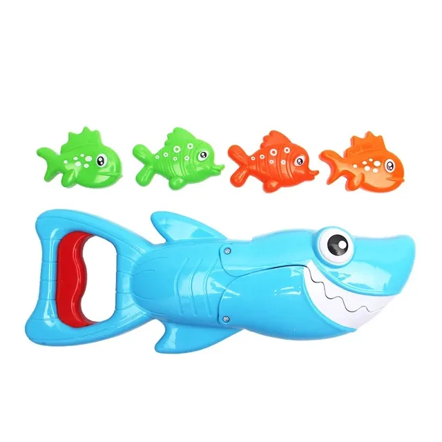 Shark Grabber Fish Baby Bathtub Bath Toys Toddler Interactive Swiming Pool Fishing Tool Outdoor Beach Water Toy Gifts for Boy 5