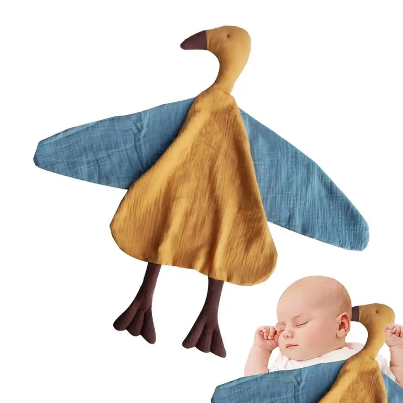 

Cuddle Duck Blanket Super Soft Portable Baby Comforter Blanket Multifunctional Babies Comforter Cotton Baby Cuddly Toys Baby