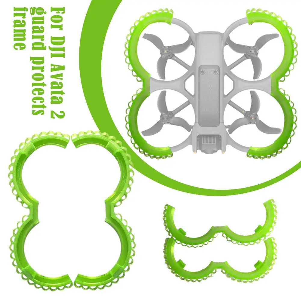 for dji Avata 2 Protection Cover TPU Propeller Protection Frame Anti-collision Replacement Parts 3D Printing Accessories T9F5