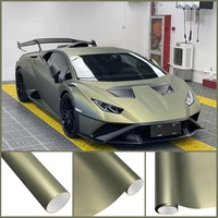 Super Matte Lightning Green PET Wrap Vinyl Film Car Whole Body DIY Color Decal Protective Cover Sticker Auto Tuning Accessories 1