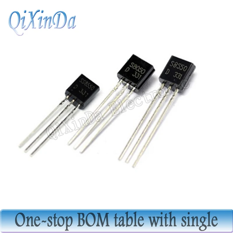 Transistors Kit S9012 S9013 S9014 S9015 S9018 S8050 S8550 SS8050 SS8550 2N5551 2N5401 2N3904 2N3906 2N2222 2N2907 TO-92 1000PCS/LOT
