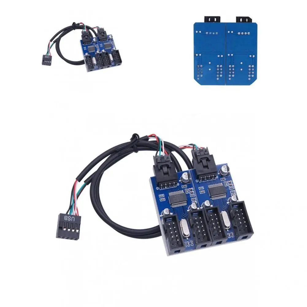 

Expansion Cable Mini USB2.0 Motherboard Expansion Adapter Driver-free Compact Cable Multiplier