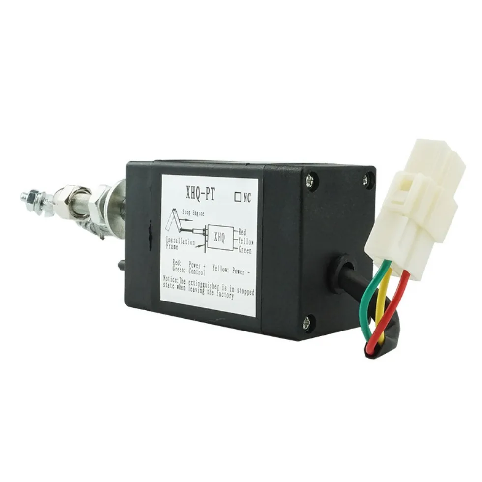 Gerador de Energia Solenóide para Gerador Diesel Normal Aberto no Off Valve Stop Peças e Acessórios Xhq-pt 12v 24v