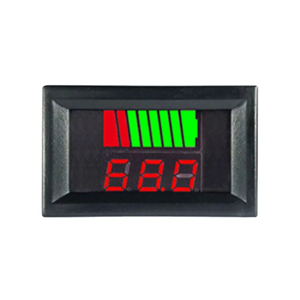 자동차 배터리 충전 수준 표시기 12V 24V 36V 48V 60V 72V 리튬 배터리 용량 표시기 시험기 디스플레이 LED 시험기 전압기