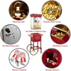 Movie Theater-Style Popcorn Machine Maker with Cart and 10-Ounce Kettle - Red, Vintage-Style Popper on Wheels 5