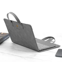 Portable Laptop Bag for MacBook Air 13.6 M3 M2 Soft Handle Laptop Briefcase for MacBook Air 13 Pro 13 Waterproof Notebook Bags