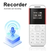 SERVO BM222 Mini Mobile Phone 2 SIM Bluetooth Dialer Magic Voice Auto Call Recorder Small Cellphone Bluetooth headset Super Mini 6