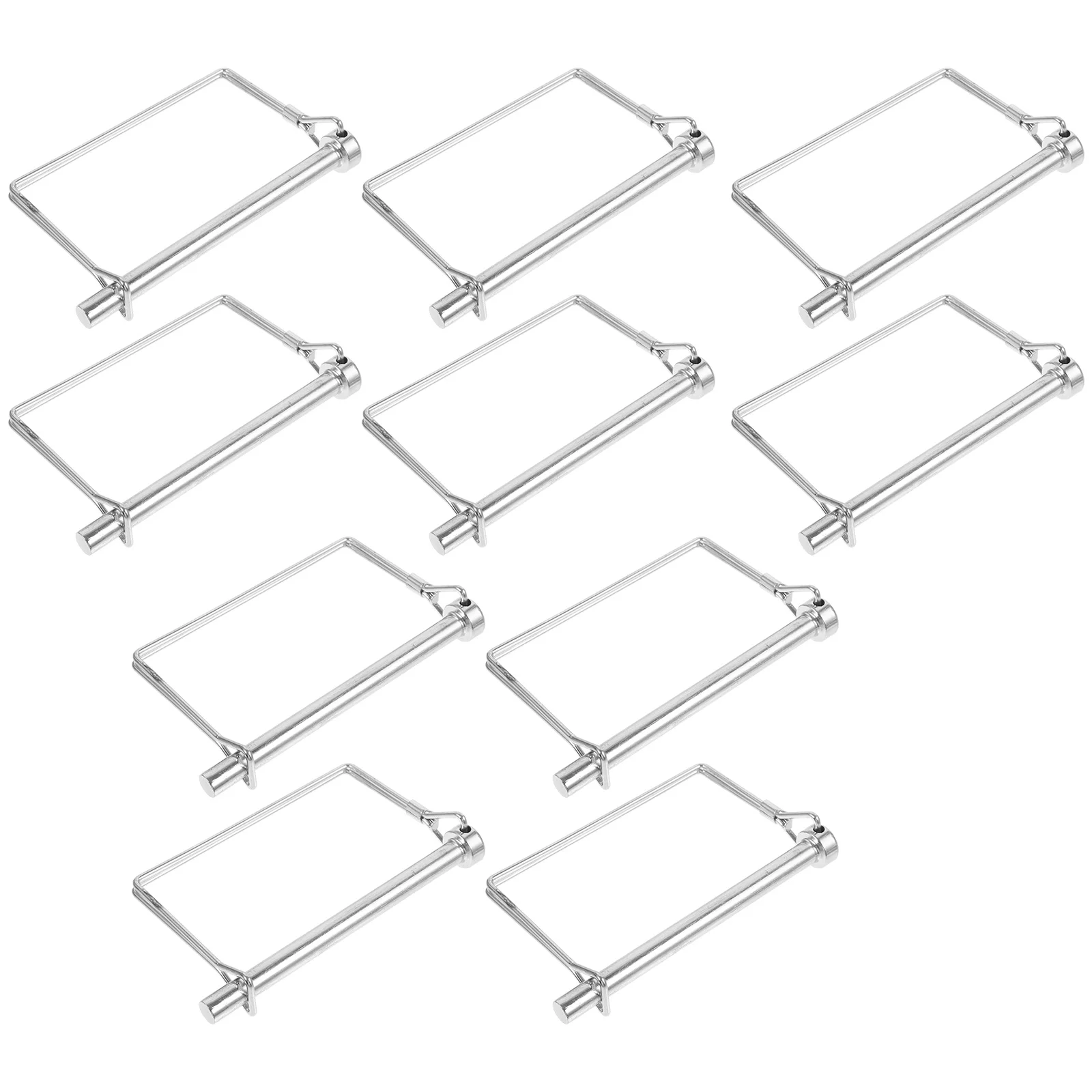

10pcs Square Trailer Pins Locking Coupler Pins Heavy Duty Pins Trailers Towing Hitches Pins