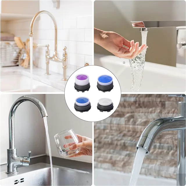 อะไหล่หัวฉีดก๊อกน้ำ 20 ชิ้น สำหรับหัวฉีด Cache และเครื่องมือถอดหัวฉีดก๊อกน้ำ ตัวจำกัดการไหลของน้ำ 5