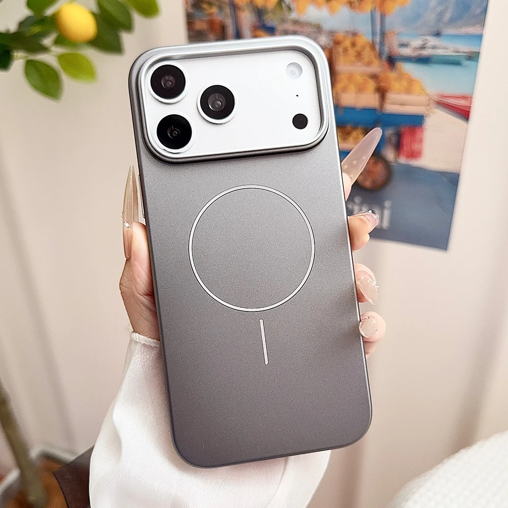 Ultra Thin Matte Magnetic Case with Metallic Paint Textured Rugged Finish