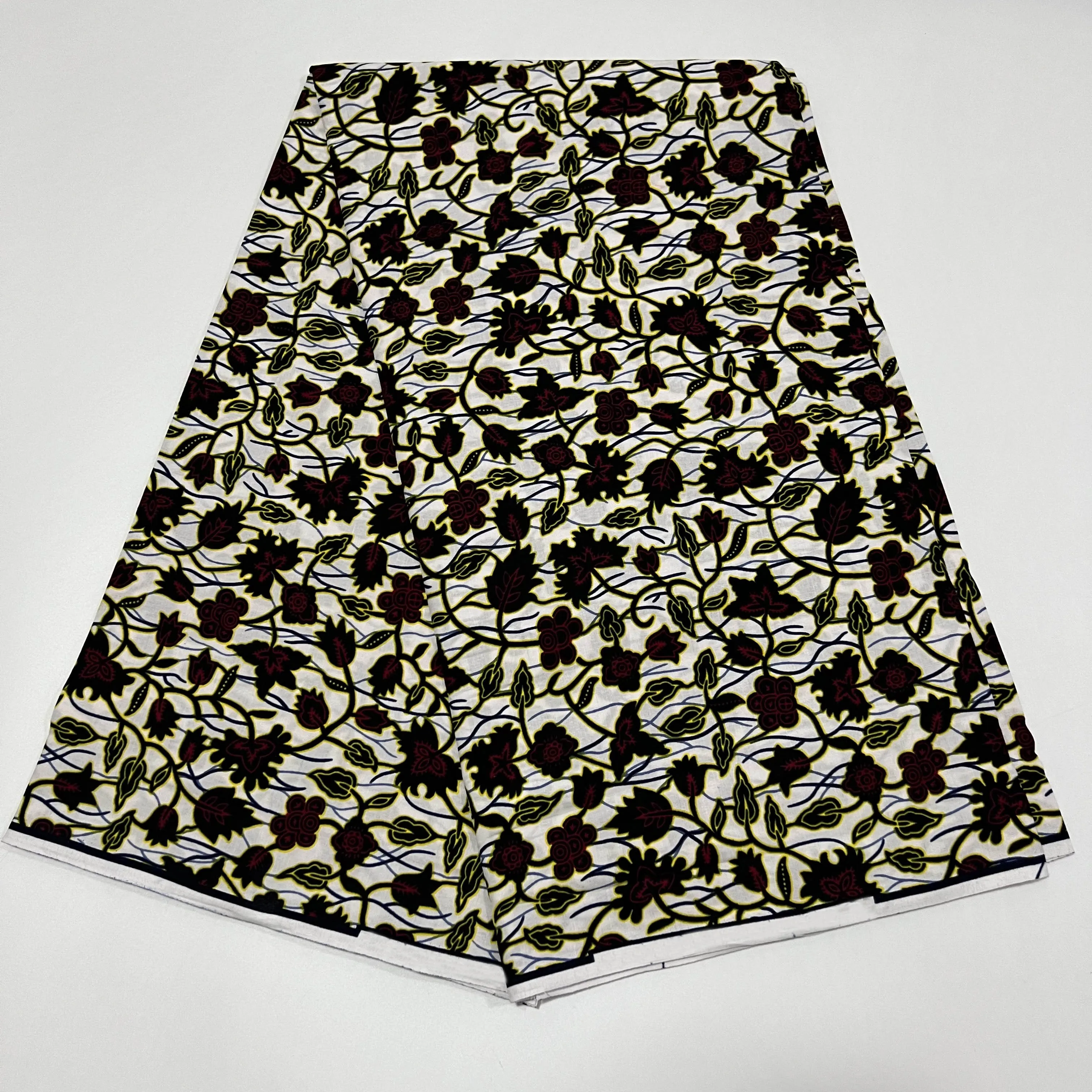 

Горячая Распродажа 2024, африканская мода, высокое качество, принт Анкары, ткань с воском для шитья, женское платье, 6 ярдов