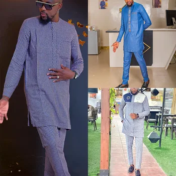 Ahmed Long Sleeve Dashiki Outfit