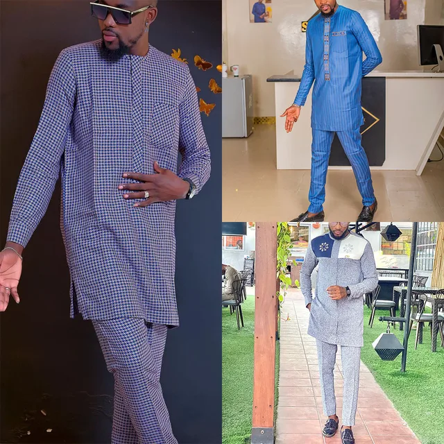 Ahmed Long Sleeve Dashiki Outfit