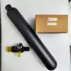 0.38LRound Aluminum Bottle 50mm OD  M18*1.5 Inlet Thread Tank Bottle 20Mpa 4500psi Tank Regulator For Cylinder Diving 6