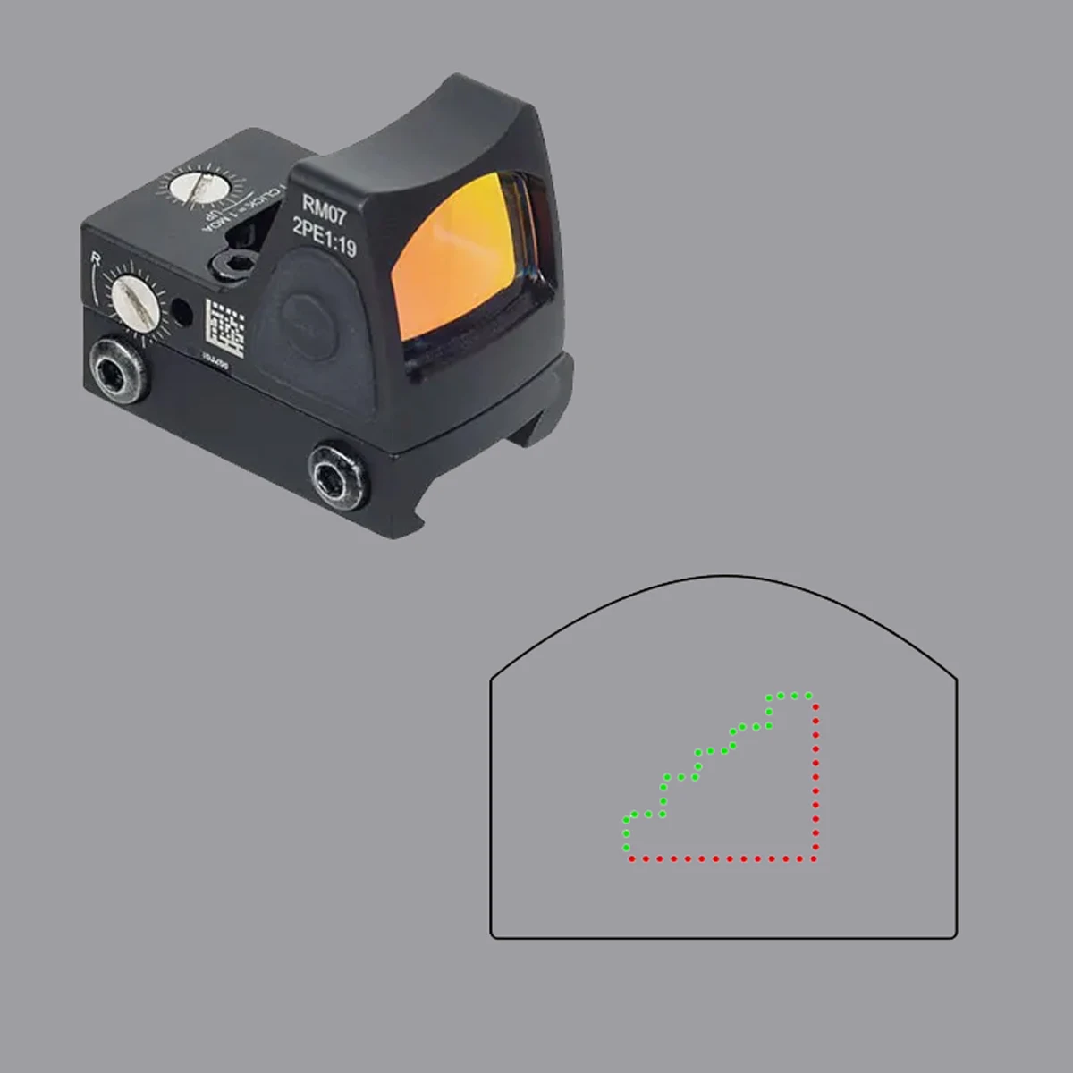 Tactical Glock Rear Sight Mount Plate Base Mount Fit For Red Dot Sight Pistol Accessories For Trijicon RMR VISM Metal SRO