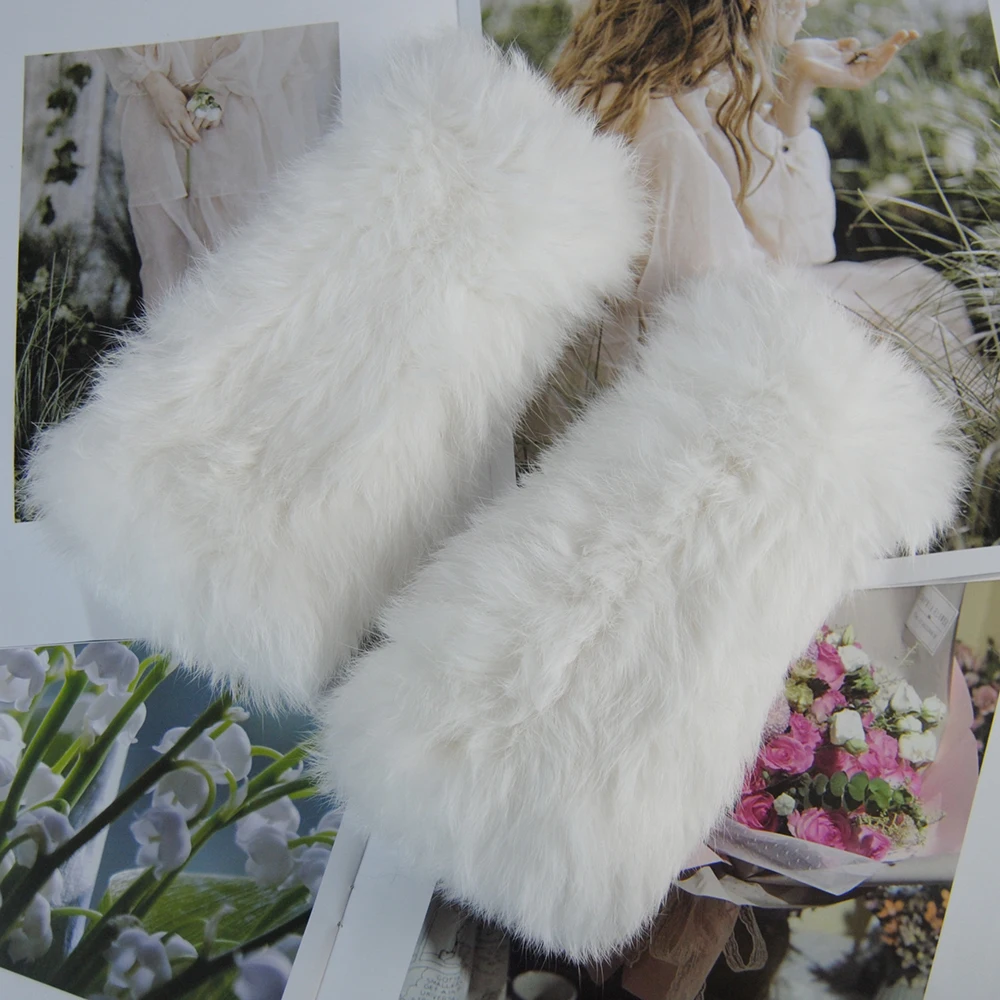 RABBIT FUR WHITE