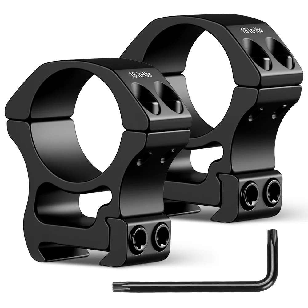 UniqueFire 30mm Scope Rings Medium Profile Fit for all 20mm Picatinny rails & more for Hunting Optics mounting, Accessories