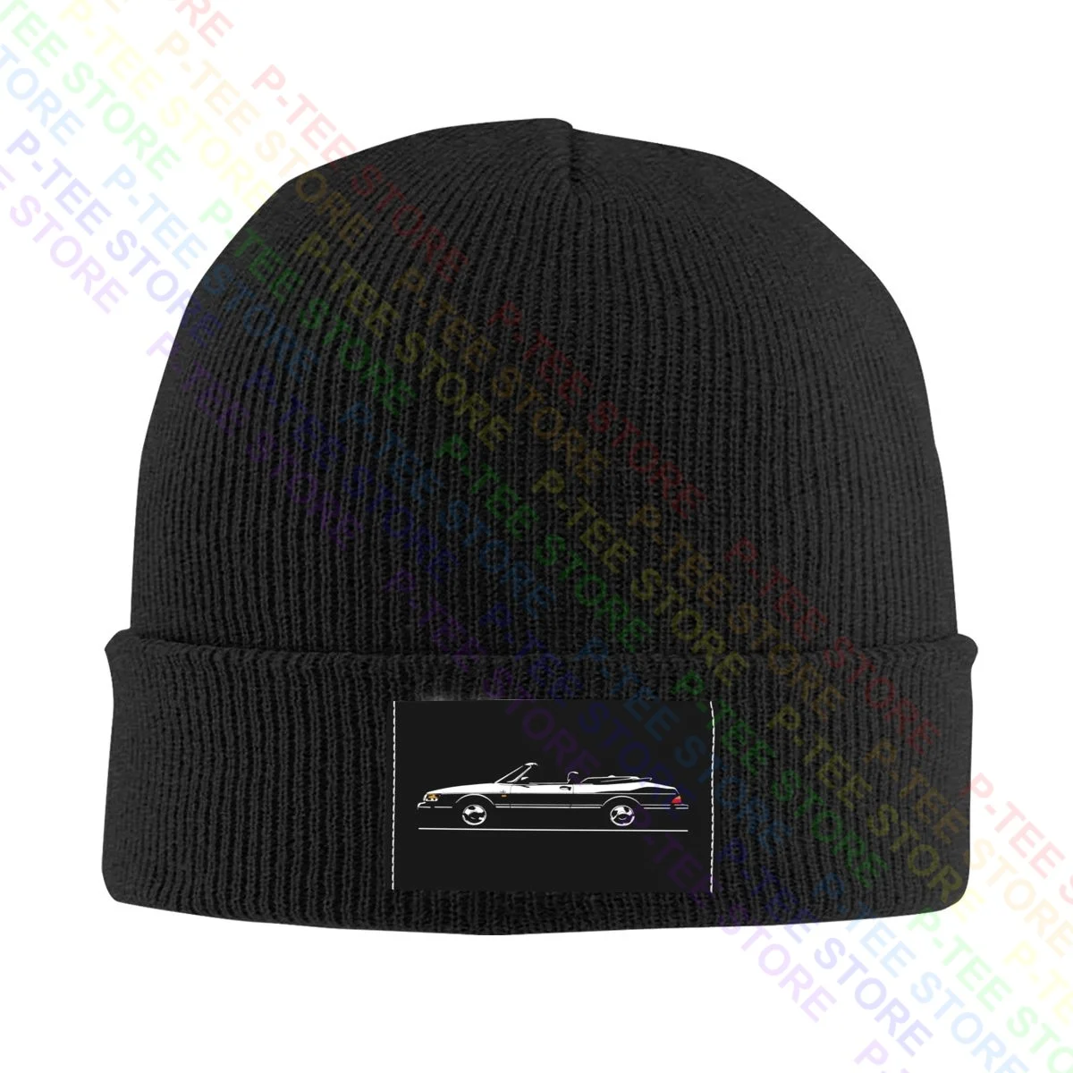 Saab 900 Cabrio Fans Cabriolet Turbo Convertible Knitted Beanie Hat Beanies Cap Trend Headwear