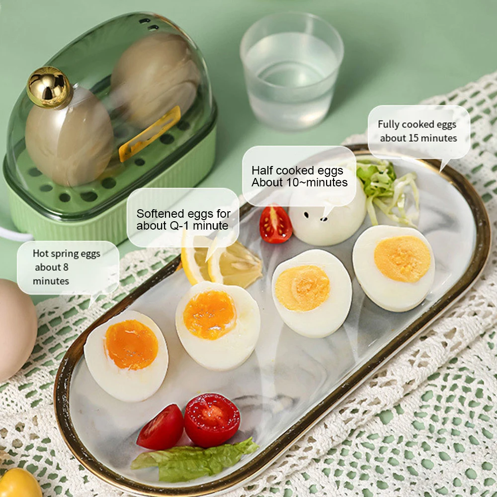 

120W 220V Mini Breakfast Machine Electric Egg Boiler Automatic Power Off Egg Cookers 2 Eggs Portable Food Steamer