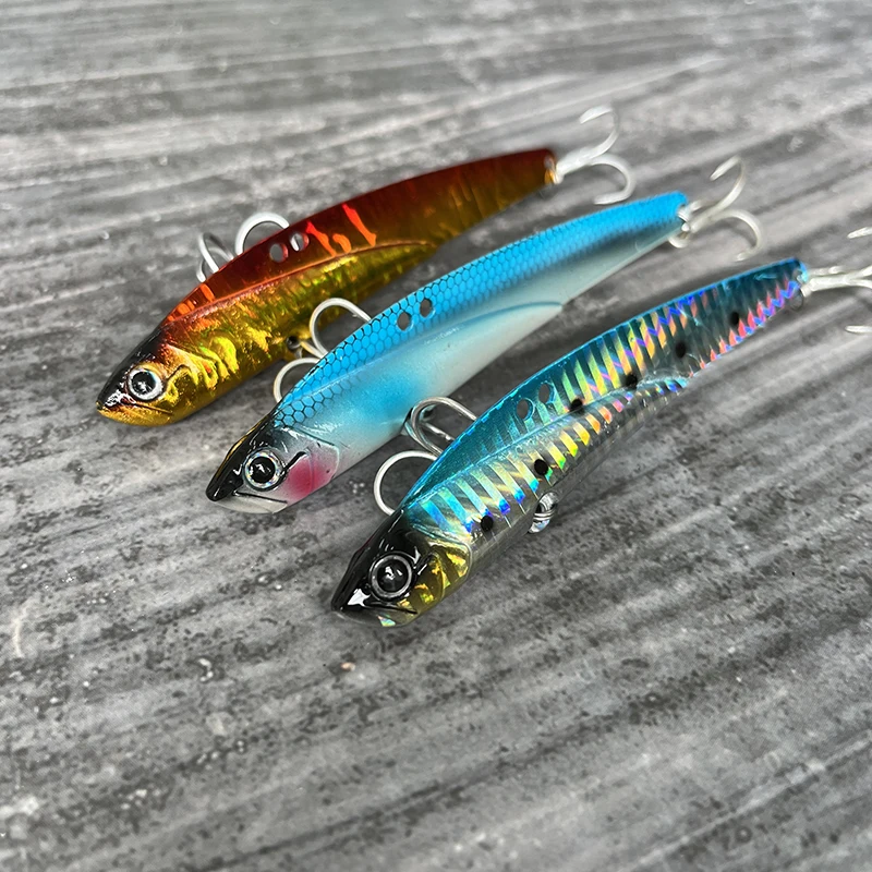 44g 110mm Sinking Metal Vibration Ratlin Fishing Lures Long Casting Vib Swimbait Wobbler Pesca Artificial Hard Baits Equipment 2