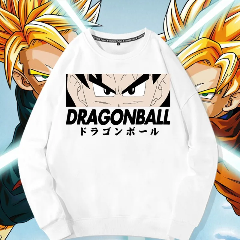 

2023 New Seven Dragon Ball Printed Clothes Sun Wukong Turtle Fairy Round Neck Sweater Coat Youth Design Feel Autumn