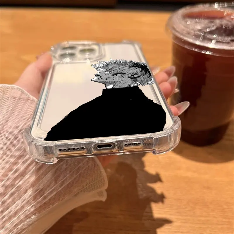Tokyos Anime Ghouls Hot Phone Case Clear For iPhone 17 16 14 15 11 12 13 Pro Max 16E 16 Plus 17Air Soft Shockproof