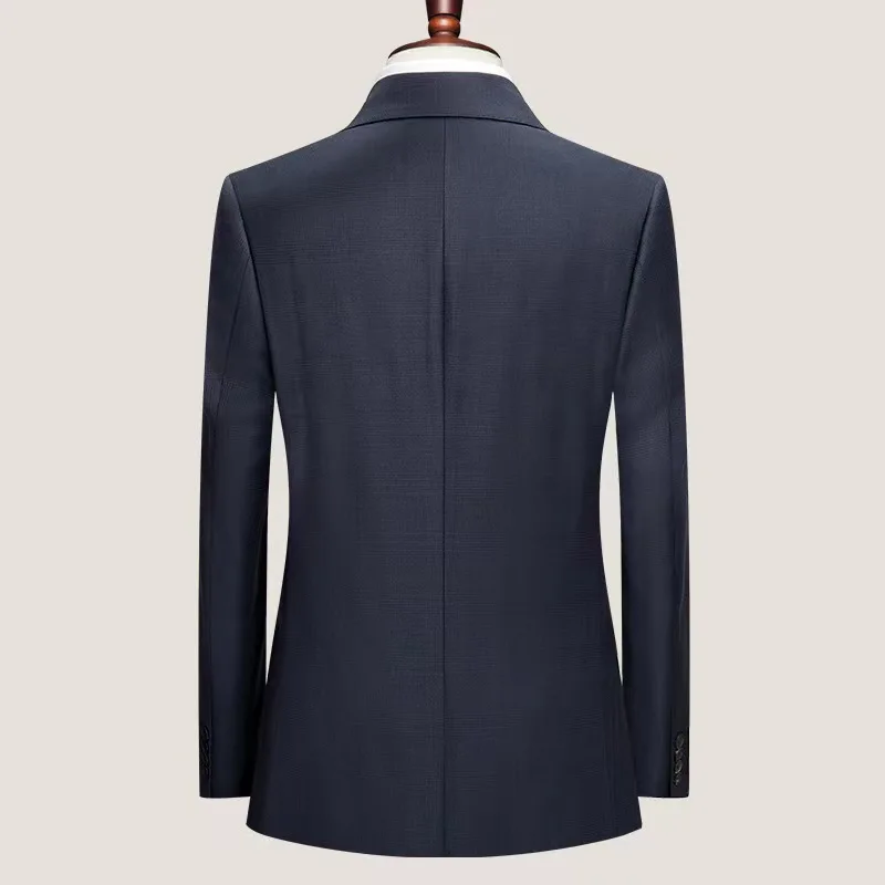 Four seasons wear men's worsted wool cover west men's checkered style