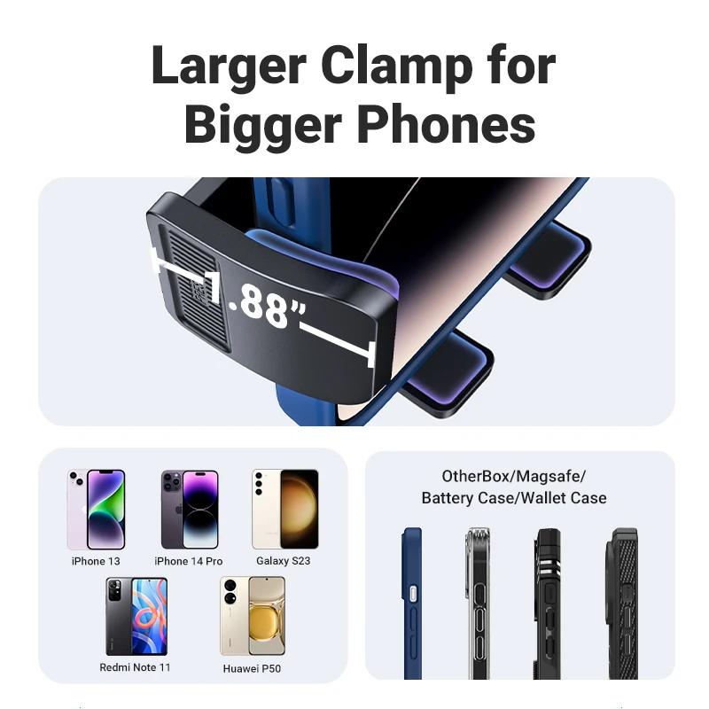 【New-in Sale】UGREEN Car Phone Stand Air Vent &  Gravity Dashboard 3 in 1 Car Phone Holder For iPhone 15 14 13 Pro Xiaomi Samsung