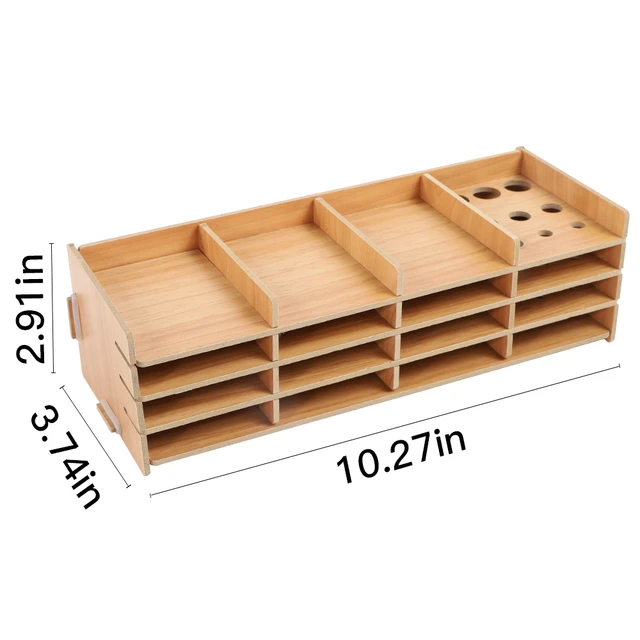 16/9 Grids Diamond Painting Wooden Tray Stackable Storage Organizer Tray  for DIY Diamond Embroidery Craft Tools